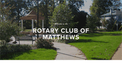 Desktop Screenshot of matthewsrotary.org